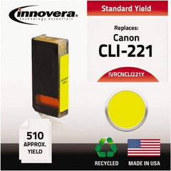 innovera - Yellow Inkjet Printer Cartridge - Use with Canon PIXMA iP3600, iP4600, iP4700, MP560, MP620, MP640, MP980, MP990, MX860, MX870 - Makers Industrial Supply