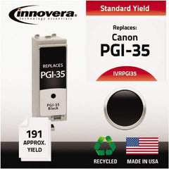 innovera - Black Inkjet Printer Cartridge - Use with Canon PIXMA iP100 - Makers Industrial Supply