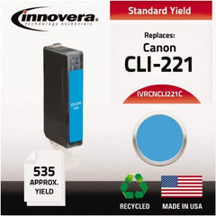 innovera - Cyan Inkjet Printer Cartridge - Use with Canon PIXMA iP3600, iP4600, iP4700, MP560, MP620, MP640, MP980, MP990, MX860, MX870 - Makers Industrial Supply