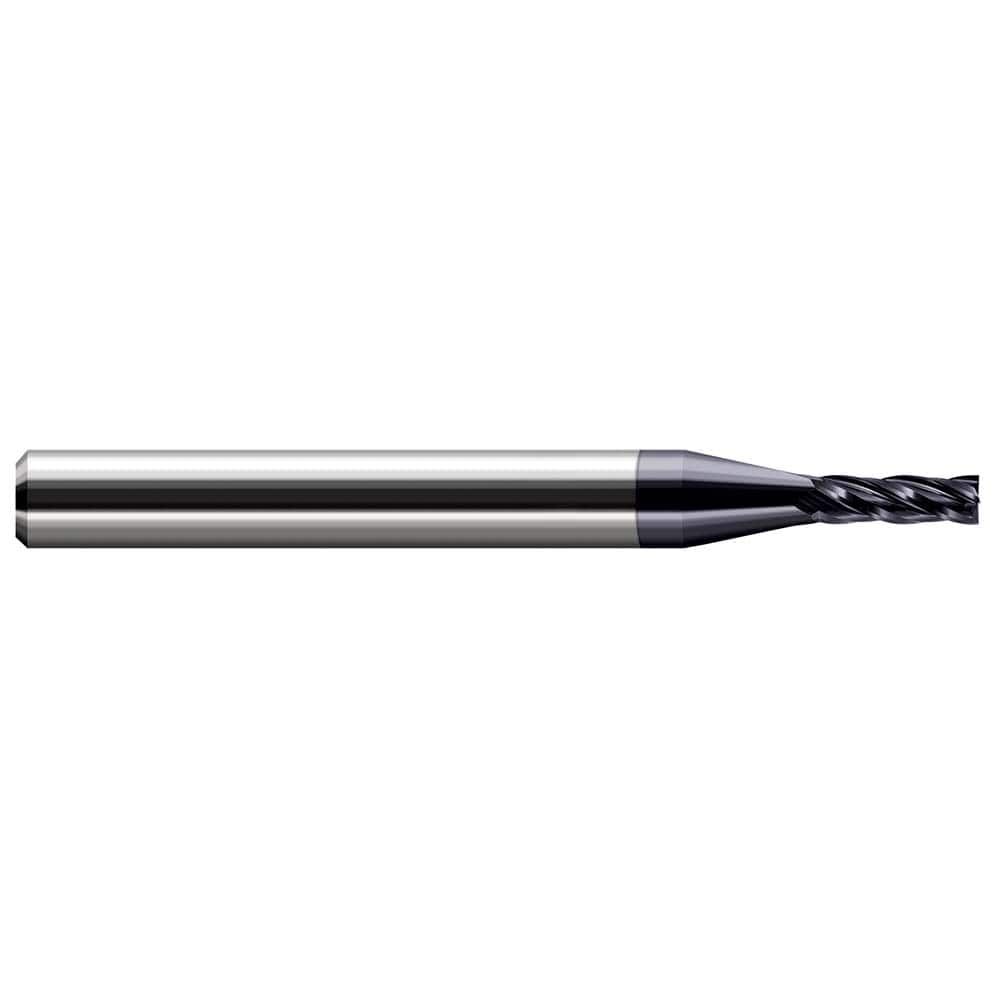 Harvey Tool - 1/4", 3/4" LOC, 1/4" Shank Diam, 2-1/2" OAL, 4 Flute Solid Carbide Square End Mill - Exact Industrial Supply