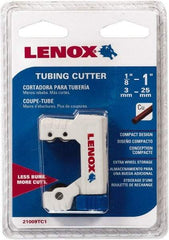 Lenox - 1/8" to 1" Pipe Capacity, Tube Cutter - Cuts Copper - Makers Industrial Supply