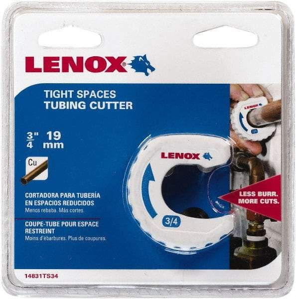 Lenox - 3/4" Pipe Capacity, Tube Cutter - Cuts Copper - Makers Industrial Supply