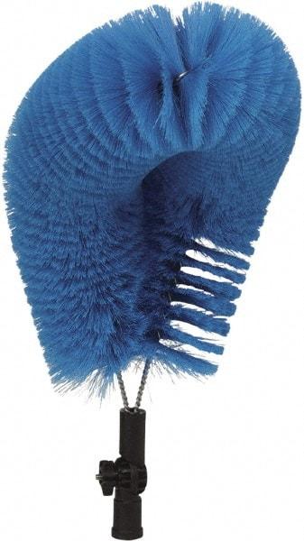 Vikan - Polyester Clean In Place Brush - 4-13/32" Bristle Length, 20" Long Head, Blue - Makers Industrial Supply