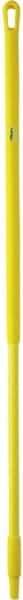 Vikan - 51 x 1-1/4" Fiberglass Squeegee Handle - European Threaded Connection, Yellow - Makers Industrial Supply