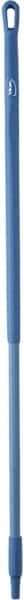 Vikan - 51 x 1-1/4" Fiberglass Squeegee Handle - European Threaded Connection, Blue - Makers Industrial Supply