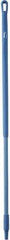 Vikan - 51 x 1-1/4" Fiberglass Squeegee Handle - European Threaded Connection, Blue - Makers Industrial Supply