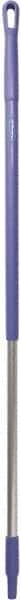 Vikan - 51 x 1-1/4" Aluminum Squeegee Handle - European Threaded Connection, Purple - Makers Industrial Supply