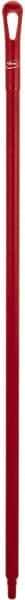 Vikan - 51 x 1-1/4" Polypropylene Squeegee Handle - European Threaded Connection, Red - Makers Industrial Supply