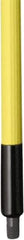 Remco - 187 x 1-1/4" Fiberglass Squeegee Handle - European Threaded Connection, Yellow, Telescoping - Makers Industrial Supply