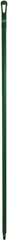 Vikan - 67 x 1-19/64" Polypropylene Squeegee Handle - European Threaded Connection, Green - Makers Industrial Supply