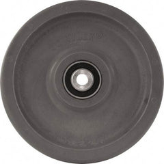 Caster Connection - 8 Inch Diameter x 2 Inch Wide, High Grade Nylon Caster Wheel - 2,000 Lb. Capacity, 2.2 Inch Hub Length, 1/2 Inch Axle Diameter, Sealed Precision Ball Bearing - Makers Industrial Supply