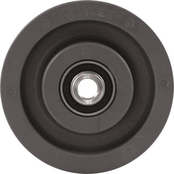 Caster Connection - 5 Inch Diameter x 2 Inch Wide, High Grade Nylon Caster Wheel - 1,200 Lb. Capacity, 2.2 Inch Hub Length, 1/2 Inch Axle Diameter, Sealed Precision Ball Bearing - Makers Industrial Supply