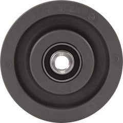 Caster Connection - 5 Inch Diameter x 2 Inch Wide, High Grade Nylon Caster Wheel - 1,200 Lb. Capacity, 2.2 Inch Hub Length, 1/2 Inch Axle Diameter, Sealed Precision Ball Bearing - Makers Industrial Supply