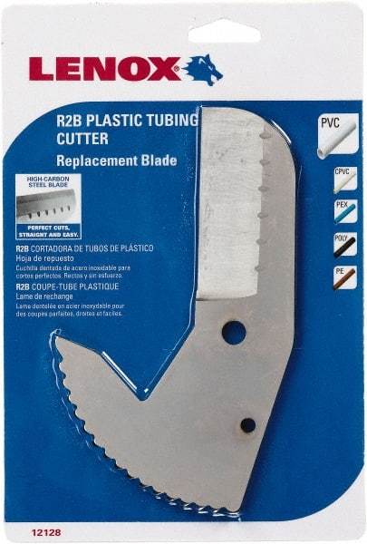 Lenox - Cutter Replacement Blade - Use with Lenox: 12124R2, Cuts PVC, CPVC, Pex, Polyethylene and Rubber Hose - Makers Industrial Supply