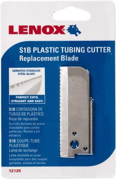 Lenox - Cutter Replacement Blade - Use with Lenox: 1212S1, Cuts PVC, CPVC, Pex, Polyethylene and Rubber Hose - Makers Industrial Supply