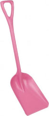 Remco - 14-1/2" High Square Plastic Shovel - 24-5/8" Long D-Grip Handle - Makers Industrial Supply