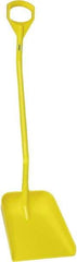 Vikan - 14-3/4" High Square Plastic Shovel - 39" Long D-Grip Handle - Makers Industrial Supply