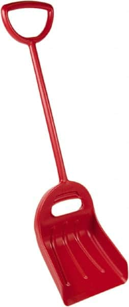 Remco - 18-1/2" High Square Plastic Shovel - 29-1/4" Long D-Grip Handle - Makers Industrial Supply