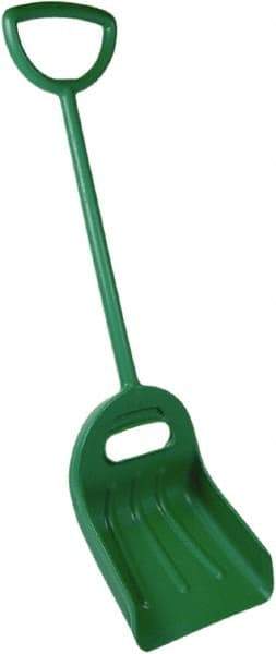 Remco - 18-1/2" High Square Plastic Shovel - 29-1/4" Long D-Grip Handle - Makers Industrial Supply