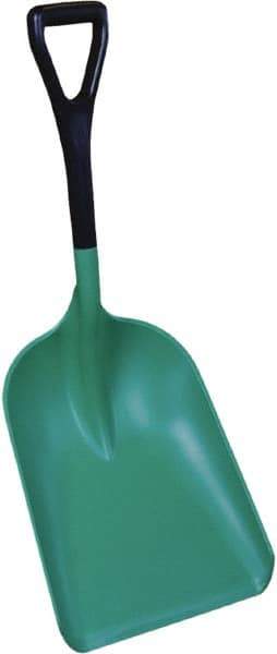 Remco - 18" High Square Plastic Shovel - 18" Long D-Grip Handle - Makers Industrial Supply