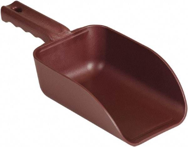 Remco - 32 oz Red Polypropylene & Semi-Ferrous Additive Flat Bottom Scoop - 4.3" Wide x 3" Deep Bowl, 11-1/2" OAL - Makers Industrial Supply