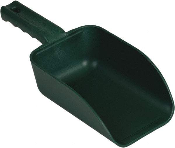 Remco - 32 oz Green Polypropylene & Semi-Ferrous Additive Flat Bottom Scoop - 4.3" Wide x 3" Deep Bowl, 11-1/2" OAL - Makers Industrial Supply