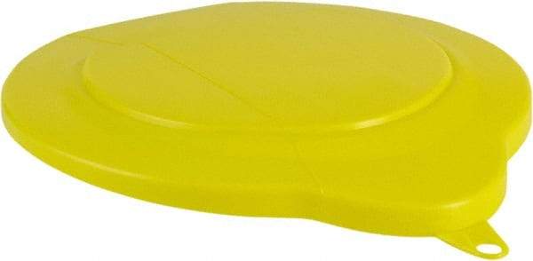 Vikan - 1.5 Gal Polypropylene Pail Lid - Yellow, For Use with 5693 - Makers Industrial Supply