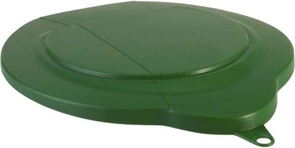 Vikan - 1.5 Gal Polypropylene Pail Lid - Green, For Use with 5689 - Makers Industrial Supply