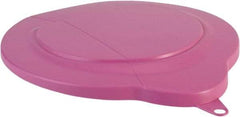 Vikan - 1.5 Gal Polypropylene Pail Lid - Pink, For Use with 5688 - Makers Industrial Supply