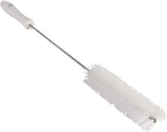 Vikan - 1-5/8" Diam Polyester Valve Brush - 19-5/8" OAL, 5-5/8" Head Length, Polypropylene & Stainless Steel Handle - Makers Industrial Supply