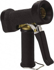 Vikan - Garden Hose Trigger Pistol Nozzle - Brass, Stainless Steel, Rubber - Makers Industrial Supply