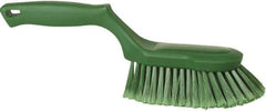 Vikan - 2" Bristle Length, Polyester Wash Brush - 5-13/16" Long x 5" Wide Head, 13-1/2" OAL, Green, Polypropylene Block - Makers Industrial Supply