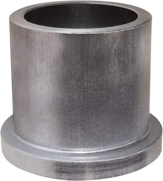 Bunting Bearing - 1-1/4" Inside x 1-1/2" Outside Diam, Powdered Metal Flanged Bearing - 1-3/4" Flange Outside Diam, 3/16" Flange Thickness, 1-1/2" OAL - Makers Industrial Supply