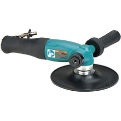 Dynabrade - 7" Max Disc, 6,000 RPM, Pneumatic Handheld Disc Sander - 26 CFM, 1/4" Inlet, 1.3 hp, 90 psi - Makers Industrial Supply