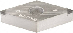 Sumitomo - 2NU-DNGA431 - Grade BN7000 PCBN Turning Insert - 55° Diamond, 1/2" Inscr Circle, 3/16" Thick, 1/64" Corner Radius - Makers Industrial Supply