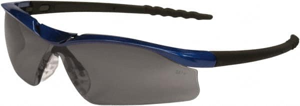 MCR Safety - Gray Lenses, Framed Safety Glasses - Anti-Fog, Scratch Resistant, Size Universal, Wrap Around - Makers Industrial Supply