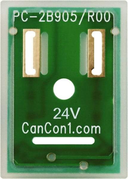 Canfield Connector - Solenoid Valve Interposed Lighted Wafer Indicator Light - Use with DIN Type Coil - Makers Industrial Supply