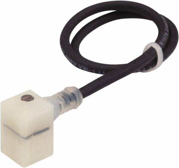 Canfield Connector - Solenoid Valve Connector/Gasket/Cord Assembly - Use with Solenoid Valves - Makers Industrial Supply