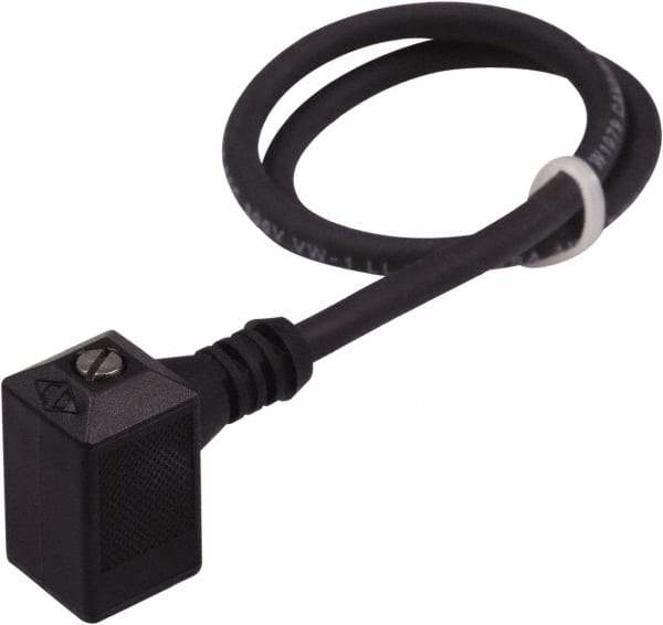 Canfield Connector - Solenoid Valve Connector/Gasket/Cord Assembly - Use with Solenoid Valves - Makers Industrial Supply