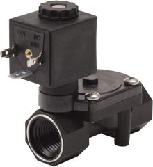 Spartan Scientific - 1/2" NPT Port, 2 Way, 2 Position, Glass Filled Nylon Solenoid Valve - Normally Closed, EPDM Seal - Makers Industrial Supply