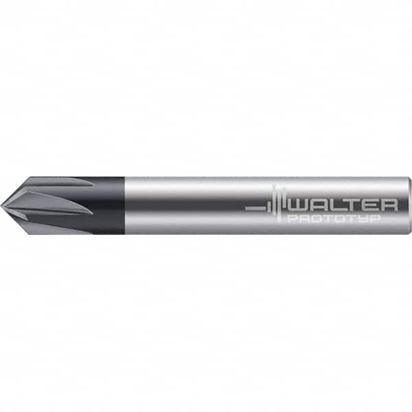 Walter-Prototyp - 1.5mm Diam Solid Carbide Chamfer Mill - Makers Industrial Supply