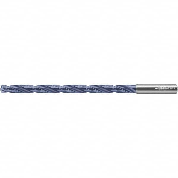 Walter-Titex - 9.6mm 140° 2-Flute Solid Carbide Extra Length Drill Bit - Makers Industrial Supply