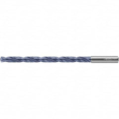 Walter-Titex - 9.6mm 140° 2-Flute Solid Carbide Extra Length Drill Bit - Makers Industrial Supply