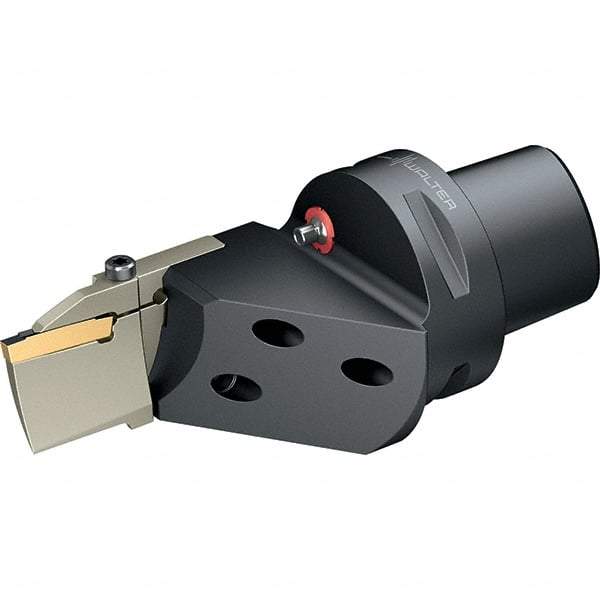 Walter - 0.827" Max Depth of Cut, Indexable Grooving Cutoff Toolholder - Series NCFE-GX24-CAPTO-C - Makers Industrial Supply