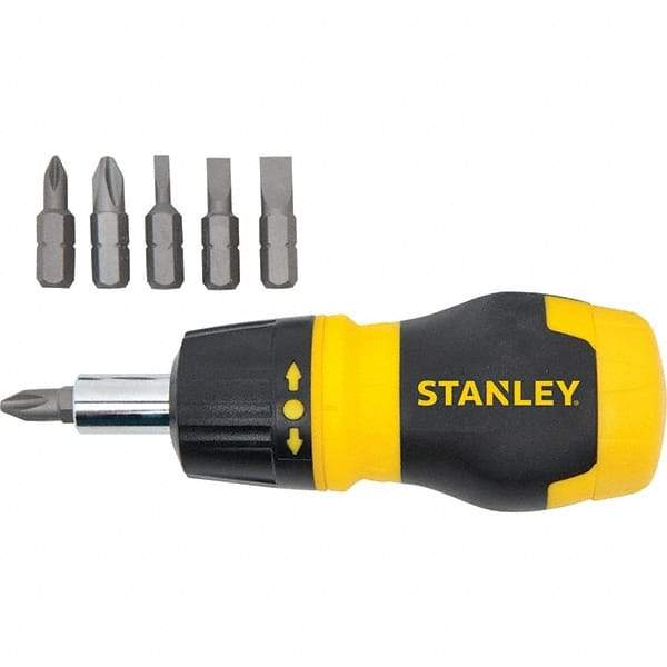 Stanley - Bit Screwdrivers Type: Multi-Bit Screwdriver Tip Type: Phillips; Slotted - Makers Industrial Supply