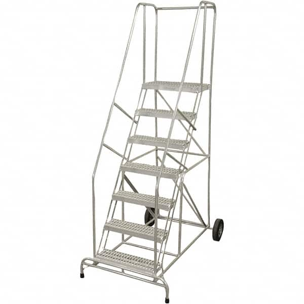 Cotterman - Rolling & Wall Mounted Ladders & Platforms Type: Rolling Warehouse Ladder Style: Rolling Safety Ladder - Makers Industrial Supply