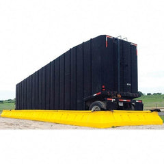 UltraTech - 13,716 Gal Polyethylene Containment Berm System - 2' High x 55' Wide x 16" Long - Makers Industrial Supply