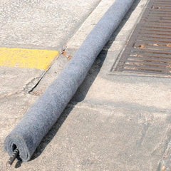 UltraTech - 3.3 Gal, 8' Long, 3" Diam, Ultra-X-TEX Trench Filter Boom - Stormwater & Construction, Gray - Makers Industrial Supply