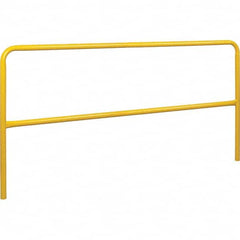 PRO-SAFE - Hand Rail & Railings; Length (Inch): 84; 7.0 ; Length (Feet): 7.00; 84; 7.0 ; Height (Inch): 42 ; Material: Steel; Steel ; Pipe Size (Inch): 1-5/8 ; Color: Yellow - Exact Industrial Supply