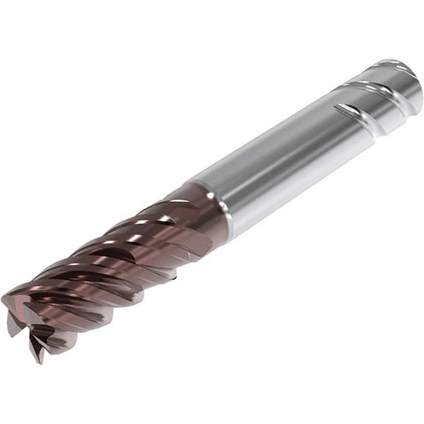 Seco - 10mm, 5 Flute, Single End, Solid Carbide, 3mm Corner Radius End Mill - 72mm OAL, 48° Helix, Right Hand Flute, 20mm LOC, Right Hand Cut, 29mm Extended Reach - Makers Industrial Supply